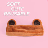 Brown Bear Headband - Korean-Skincare