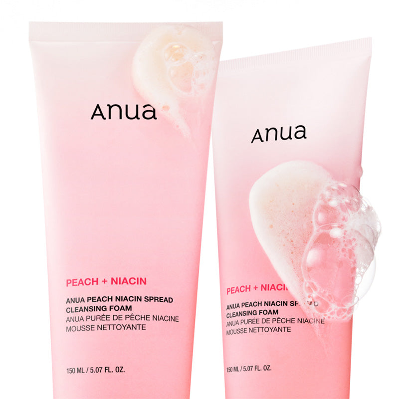 Peach Niacin Spread Cleansing Foam